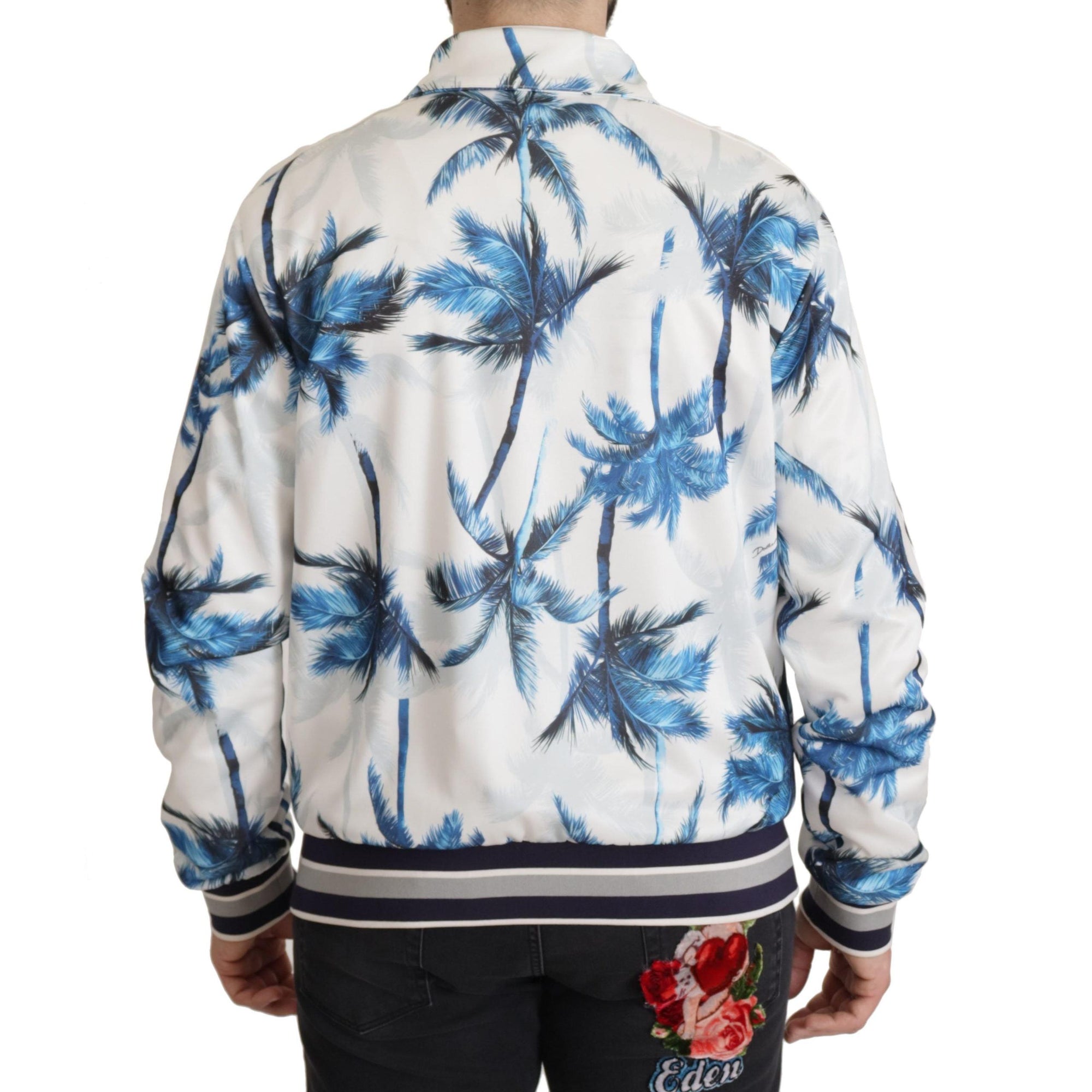 Dolce & Gabbana Chic Multicolor Full Zip Sweater