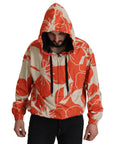 Dolce & Gabbana Elegant Floral Zip Hooded Sweater