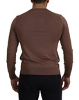 Dolce & Gabbana Elegant Virgin Wool V-Neck Pullover Sweater