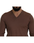 Dolce & Gabbana Elegant Virgin Wool V-Neck Pullover Sweater