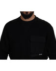 Dolce & Gabbana Elegant Crewneck Cotton Blend Sweater