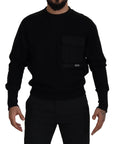 Dolce & Gabbana Elegant Crewneck Cotton Blend Sweater
