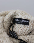 Dolce & Gabbana Elegant Cream Turtleneck Wool Blend Sweater