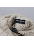 Dolce & Gabbana Elegant Cream Turtleneck Wool Blend Sweater