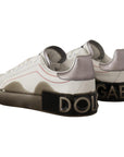 Dolce & Gabbana Elegant White Leather Sneakers