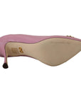 Dolce & Gabbana Devotion Leather Heels in Pink