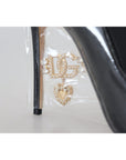 Dolce & Gabbana Elegant Black Gold Detail Heels Pumps