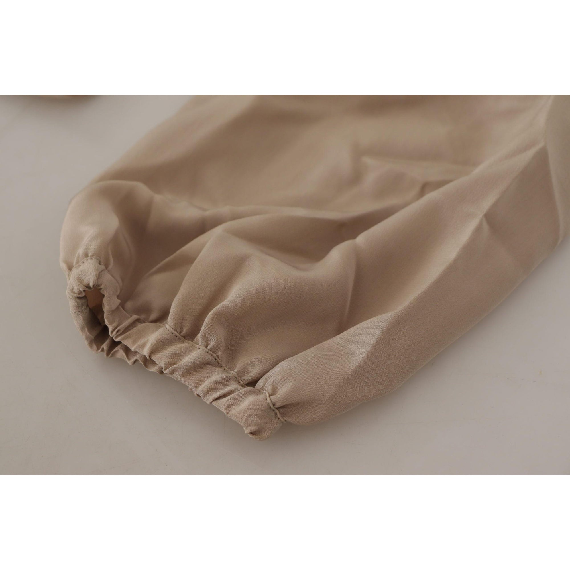 Dolce & Gabbana Elegant Silk Ascot Collar Blouse