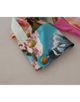 Dolce & Gabbana Elegant Floral Patchwork Silk Blouse