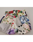 Dolce & Gabbana Patchwork High Waist Designer Shorts