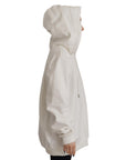 Dolce & Gabbana Chic White Hooded Pullover Sweater