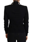 Dolce & Gabbana Elegant Black Cashmere Turtleneck Sweater