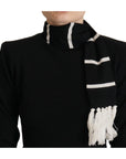 Dolce & Gabbana Elegant Black Cashmere Turtleneck Sweater