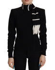 Dolce & Gabbana Elegant Black Cashmere Turtleneck Sweater