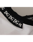 Dolce & Gabbana Elegant Round Neck Slogan Tee