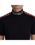 Dolce & Gabbana Elegant Black Turtle Neck Cotton Tee