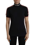 Dolce & Gabbana Elegant Black Turtle Neck Cotton Tee