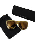 Dolce & Gabbana Stellar Chic Square Sunglasses in Yellow