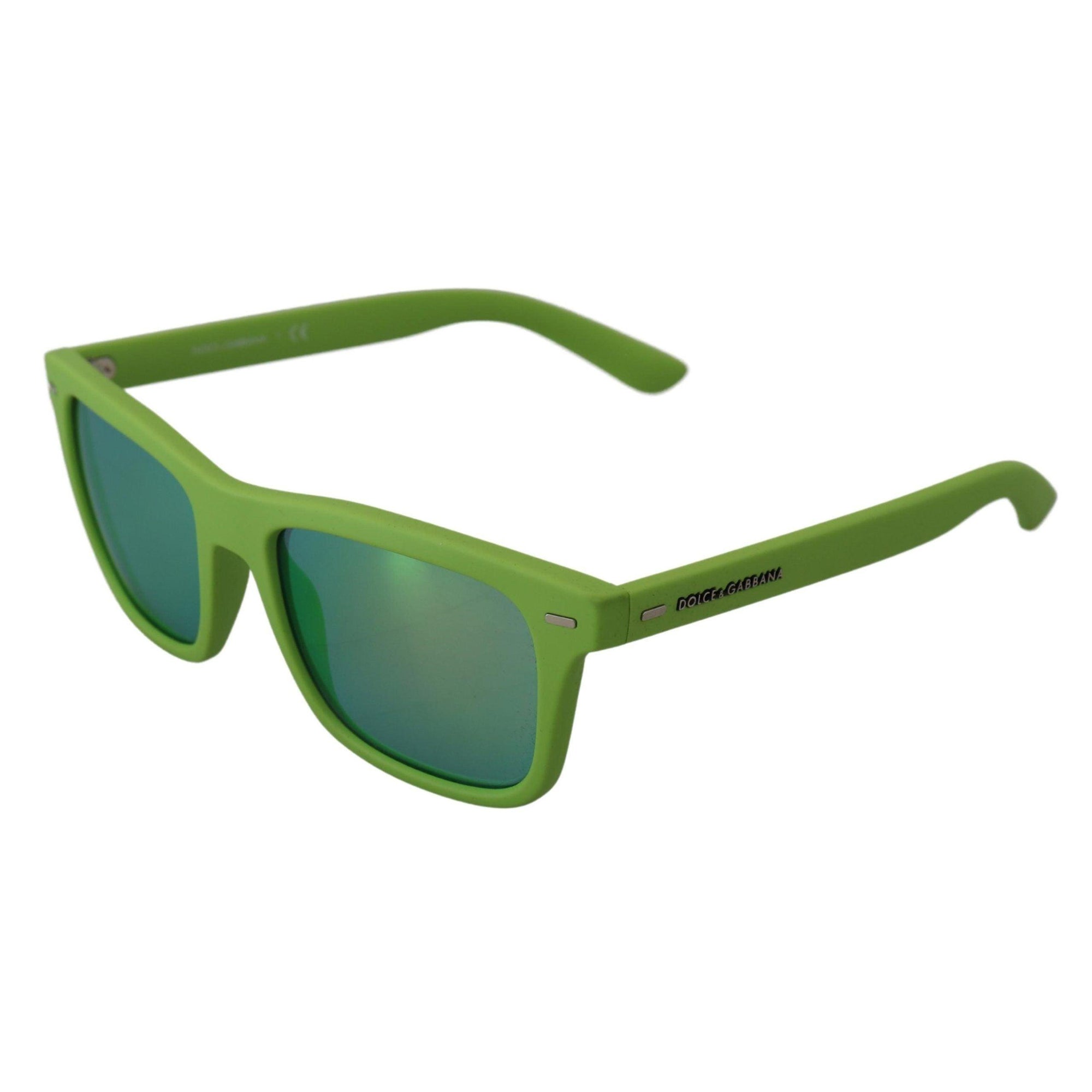 Dolce & Gabbana Acid Green Chic Full Rim Sunglasses