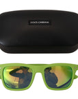 Dolce & Gabbana Acid Green Chic Full Rim Sunglasses