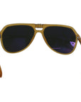 Dolce & Gabbana Chic Yellow Aviator Acetate Sunglasses