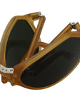 Dolce & Gabbana Chic Yellow Aviator Acetate Sunglasses