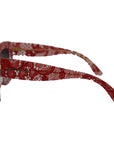 Dolce & Gabbana Sicilian Lace Accented Designer Sunglasses