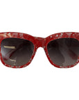 Dolce & Gabbana Sicilian Lace Accented Designer Sunglasses