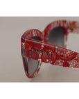 Dolce & Gabbana Sicilian Lace Accented Designer Sunglasses