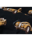 Dolce & Gabbana Elegant Car Print Polo T-Shirt in Black