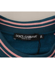 Dolce & Gabbana Sequined Tropical Queen Cotton Sweater