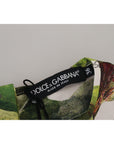 Dolce & Gabbana Chic Multicolor Fig Print Cotton Top