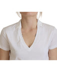 Dolce & Gabbana Elegant White Cotton Top Tee