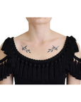 Dolce & Gabbana Elegant Black Cotton Tank Top Blouse