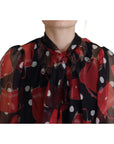 Dolce & Gabbana Sicilian Print Silk Blouse - Luxurious & Chic