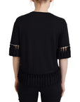 Dolce & Gabbana Elegant Black Cotton Short Sleeve Tee