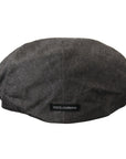 Dolce & Gabbana Elegant Gray Newsboy Hat