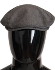Dolce & Gabbana Elegant Gray Newsboy Hat