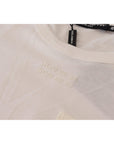 Dolce & Gabbana Elegant White Cotton Tee with DG Chest Pocket