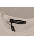 Dolce & Gabbana Elegant White Cotton Tee with DG Chest Pocket
