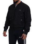 Dolce & Gabbana Elegant Black Bomber Jacket