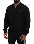 Dolce & Gabbana Elegant Black Bomber Jacket