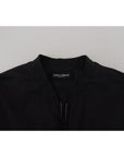 Dolce & Gabbana Elegant Black Bomber Jacket