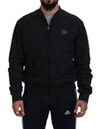 Dolce & Gabbana Elegant Black Bomber Jacket