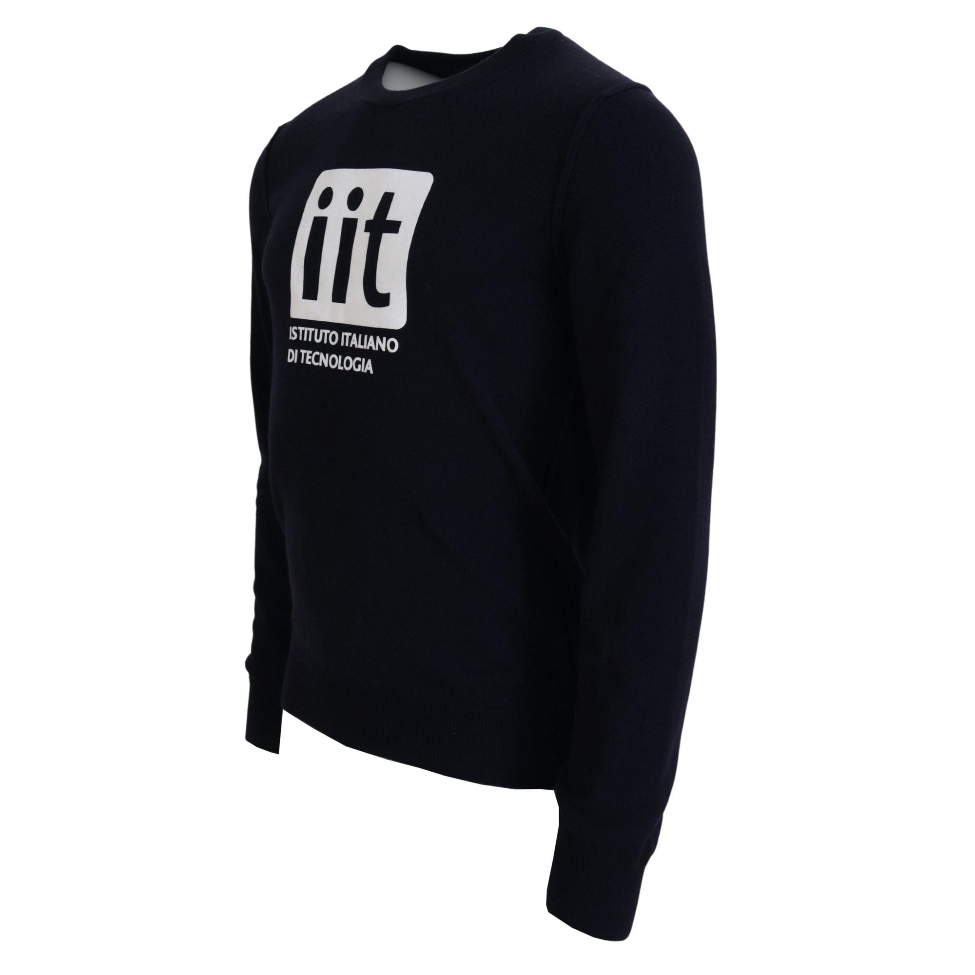 Dolce & Gabbana Elegant Blue Cashmere Pullover Sweater