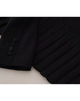 Dolce & Gabbana Elegant Black Stretch Wool Blazer