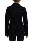 Dolce & Gabbana Chic Leopard Pattern Denim Jacket