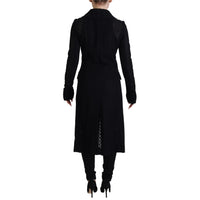 Dolce & Gabbana Classic Button Down Knitted Long Jacket