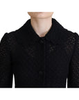 Dolce & Gabbana Classic Button Down Knitted Long Jacket