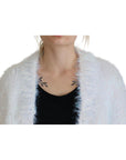 Dolce & Gabbana Elegant White Long Sleeve Cardigan Jacket